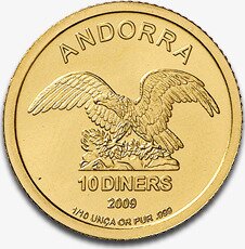 1/10 oz Andorra Diners | Gold | 2009