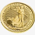 1/10 Uncji Britannia Karol III Złota Moneta | 2023