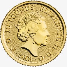 1/10 oz Britannia de Oro Isabel II | 2023