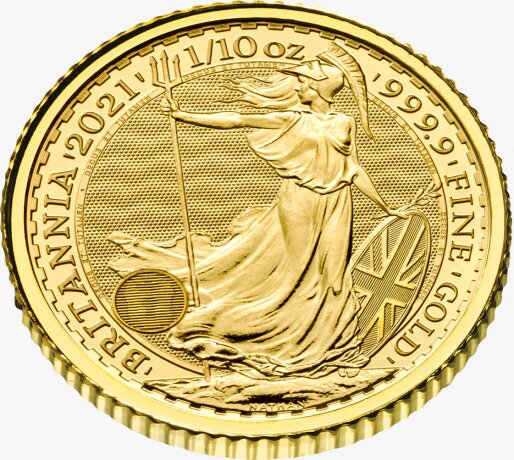 1/10 Uncji Britannia Złota Moneta | 2021