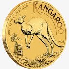 Золотая монета Наггет Кенгуру 1/10 унции 2024 (Nugget Kangaroo)