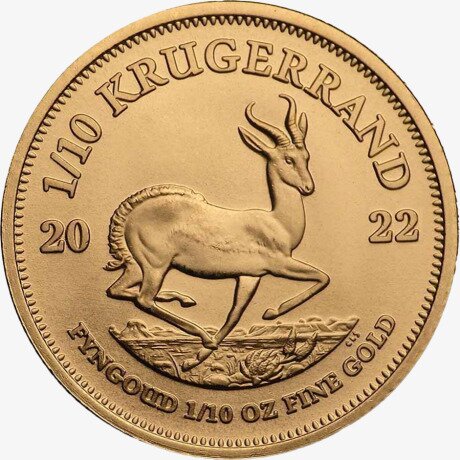 1/10 oz Krugerrand Gold Coin | 2022
