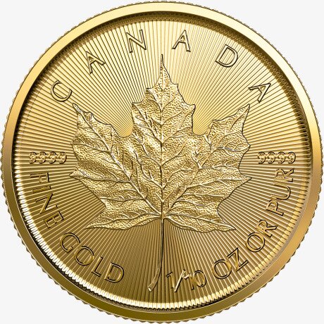 1/10 oz Maple Leaf Gold Coin | 2023