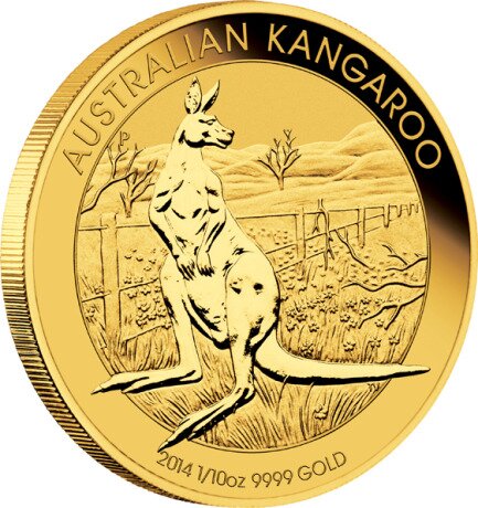 1/10 oz Nugget Kangaroo | Gold | 2014