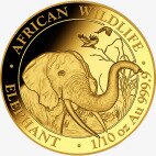 1/10 oz Somalia Elephant | Gold | 2018