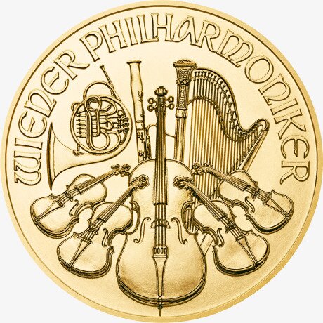 1/10 oz Vienna Philharmonic Gold Coin (2020)
