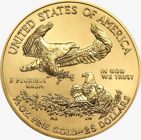 1/2 oz American Eagle Gold Coin (2018)