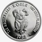 1/2 oz Australian Koala | Platinum | años diversos