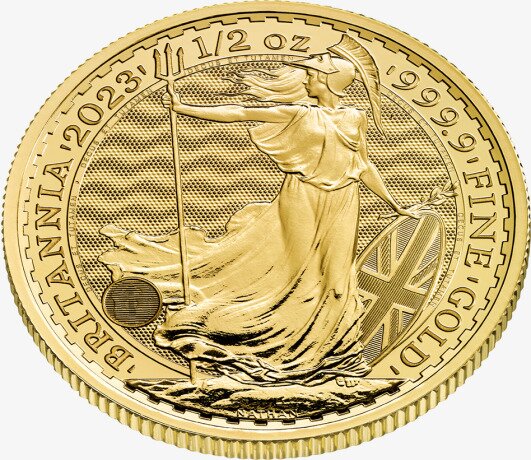 1/2 oz Britania de Oro Carlos III | 2023