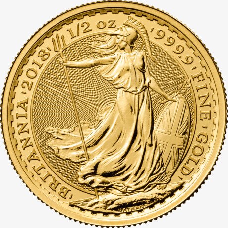 1/2 oz Britannia Gold Coin (2018)
