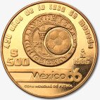 1/2 oz Football World Cup Mexico | Football | Gold | 1985