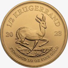 Золотая монета Крюгерранд 1/2 унции 2023 (Krugerrand)