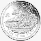 Серебряная монета Лунар II Год Тигра 1/2 унции 2010 (Lunar II Tiger)