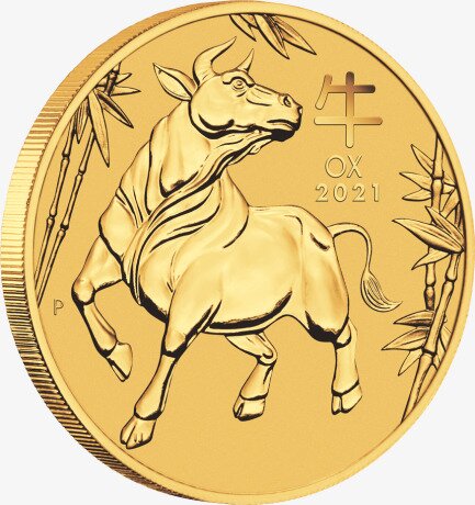 1/2 oz Lunar III Ox Gold Coin (2021)