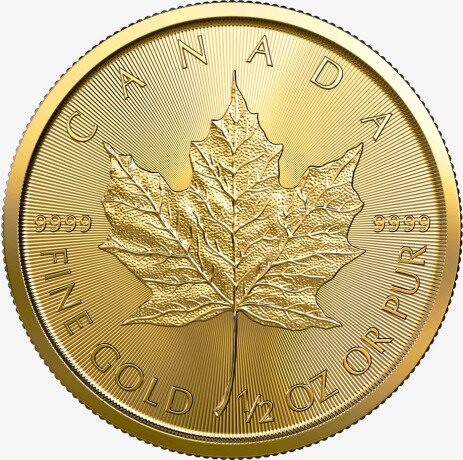 1/2 oz Maple Leaf Gold Coin (2020)