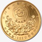 1/2 oz Olympic Games South Korea | Men on Seesaw | Gold | 1988