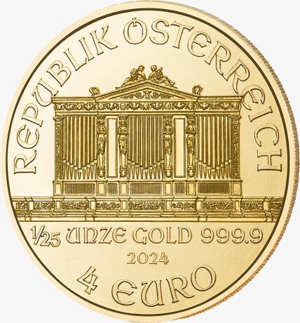 1/25 oz Wiener Philharmoniker Goldmünze | 2024