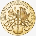 Золотая монета Венская Филармония 1/25 унции 2024(Vienna Philharmonic)