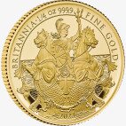1/4 Uncja Britannia Karol III Złota Moneta | Proof | 2023