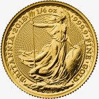 Золотая монета Британия 1/4 унции 2018 (Britannia)
