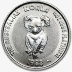 Платиновая монета Коала 1/4 унции Разных лет (Platinum Koala)