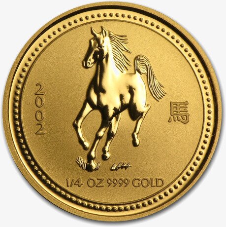 1/4 oz Lunar I Horse | Gold | 2002