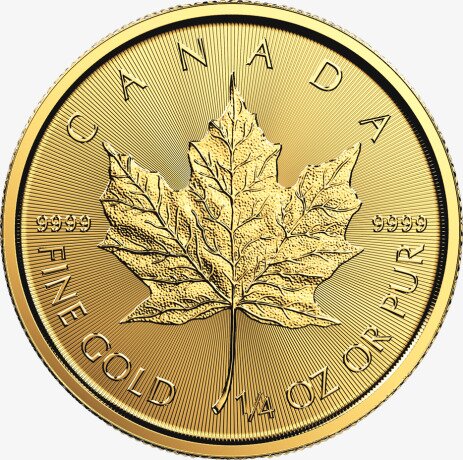 1/4 oz Maple Leaf Gold Coin (2018)