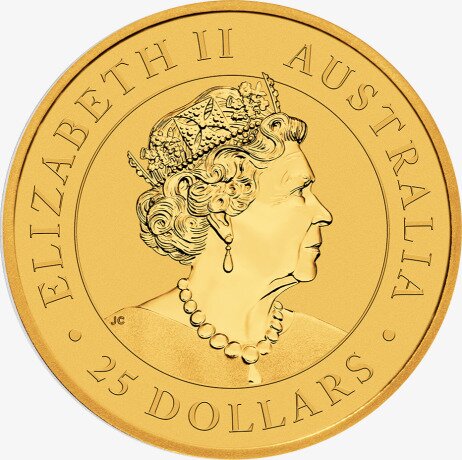 1/4 Uncji Australijski Kangur Złota Moneta | 2020