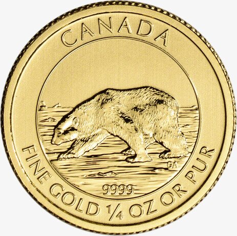 1/4 oz Polar Bear Gold Coin (2013)