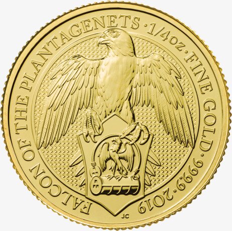 1/4 oz Queen's Beasts Falcon Gold Coin (2019)