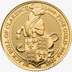 1/4 oz Queen's Beasts Black Bull Gold Coin (2018)