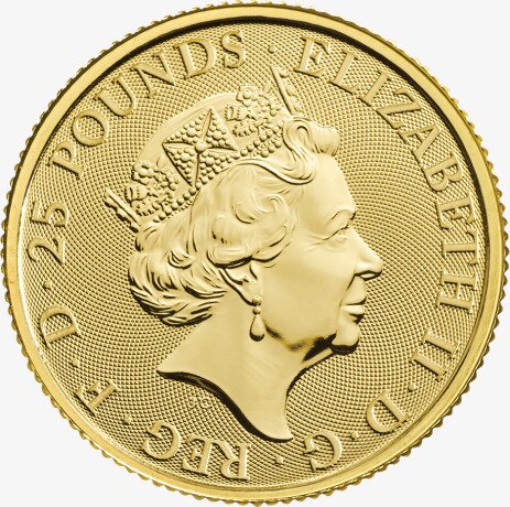 1/4 oz Queen's Beasts Yale of Beaufort Gold Coin (2019)