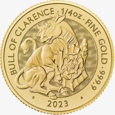 1/4 oz Tudor Beasts The Bull of Clarence | Oro | 2023