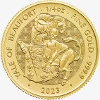 1/4 oz Tudor Beasts Yale of Beaufort Gold Coin | 2023