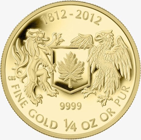 1/4 oz War of 1812 Gold Coin (2012)