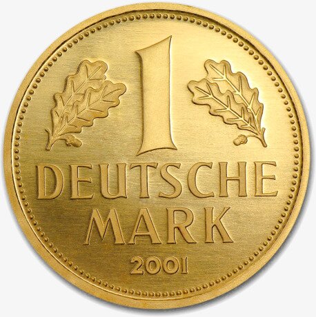 1 Goldmark Gold Coin (2001) Mintmark A