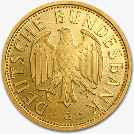 1 Goldmark Gold Coin (2001) Mintmark F