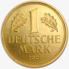 1 Goldmark Gold Coin (2001) Mintmark G