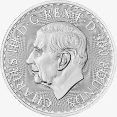 1 Kilo Britannia Charles III | Silbermünze | 2023