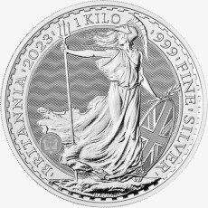 1 Kilo Britannia Charles III | Silbermünze | 2023