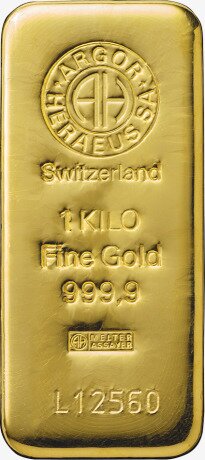 1 Kilo Gold Bar | Argor-Heraeus