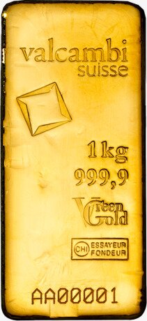 1 Kilo Gold Bar | Valcambi | Green Gold