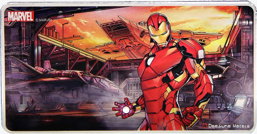 1 Kilo Iron Man Lingot d'Argent | Marvel