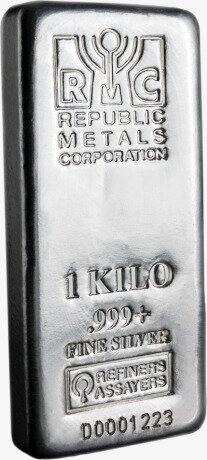 1 Kilo Silberbarren | Republic Metals