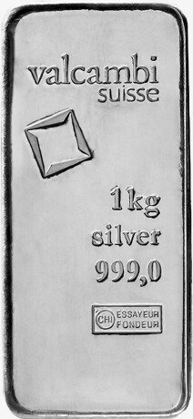 1 Kg Lingotto d'argento | Valcambi