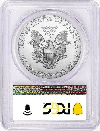 1 oz American Eagle de Plata (2021) San Francisco Mint