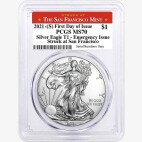 1 oz American Eagle d'Argent (2021) San Francisco Mint