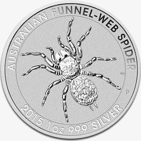1 oz Australian Funnel-Web Spider | Argent | 2015