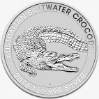 1 oz Australian crocodile d'eau salée | Argent | 2014