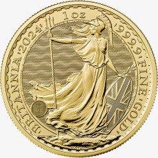 1 oz Britannia Karol III Złota Moneta | 2024